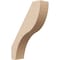 Ekena Millwork 3-inch W x 10-inch D x 14-inch H Geneva Rough Cedar Woodgrain TimberThane Knee Brace, Primed BRCUR03X10X14GNVRCPR - alternate 1